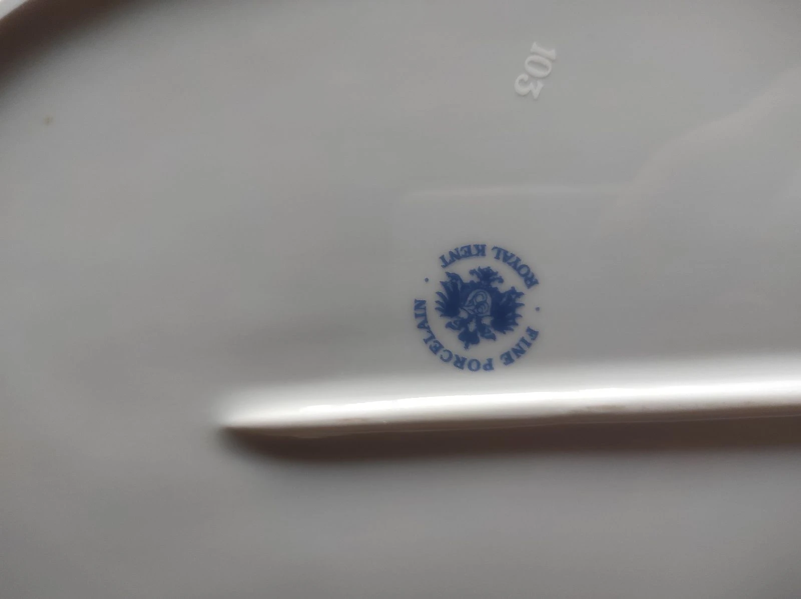 Set 3 bandejas ovaladas porcelana fina Royal Kent  – photo 8
